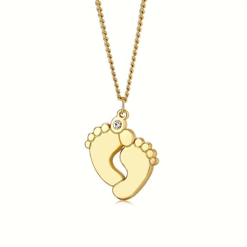 Custom Engraved Name Necklace Zirconia Ankle Pendant Letter Jewelry